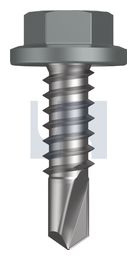 METAL SDS FLANGED HEX HEAD CL4 WN MET FLG HX:14-14X 22 thumbnail 2