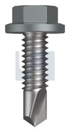 METAL SDS FLANGED HEX HEAD CL4 WN MET FLG HX:14-20X 22 thumbnail 2