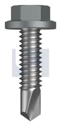 METAL SDS FLANGED HEX HEAD CL4 WN MET FLG HX:14-20X 25 thumbnail 2