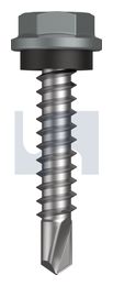 METAL SDS HEX HEAD + WASHER CL4 WN MET SEAL HX:10-16X 25 thumbnail 2