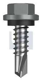 METAL SDS HEX HEAD + WASHER CL4 WN MET SEAL HX:14-14X 22 thumbnail 2