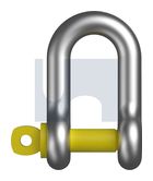 LIFTING DEE SHACKLE SCREW PIN HDG GRS HEC2741 DEE SHKL:  8MM thumbnail 2