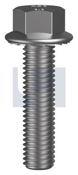 SERRATED FLANGED HEX BOLT Z/P 8.8 SERR FL BOLT:M20 X  60 thumbnail 3