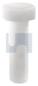 HEX HEAD SET SCREW NYL SET SCREW:1/4UNCX  1/2 thumbnail 3