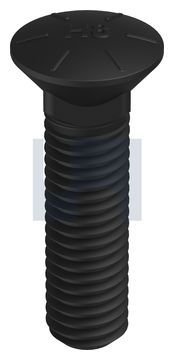 PLOW BOLT SQ NECK GR8 PLOW BOLT: 3/8UNC X 1-1/2 thumbnail 3