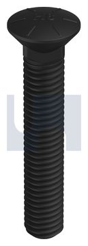 PLOW BOLT SQ NECK GR8 PLOW BOLT: 3/8UNC X 2-1/4 thumbnail 3