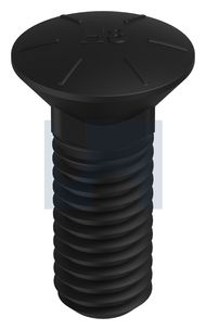 PLOW BOLT SQ NECK GR8 PLOW BOLT: 7/16UNC X 1-1/4 thumbnail 3