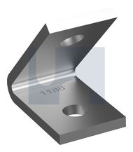 45deg ACUTE ANGLE FITT 2 HOLE HDG ANGLE FITTING 1186: M12 thumbnail 3