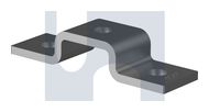 U BRACKET ANGLE FITTING 3 HOLE HDG ANGLE FITTING 4047: M12 thumbnail 3