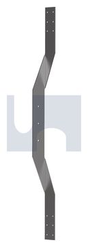CYCLONE STRAP TIE DOWN GALV CYCLONE STRAP: 400 thumbnail 3