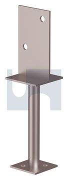 POST SUPPORT H/DUTY T STIRRUP ROD STEM:  90 X  200 thumbnail 3