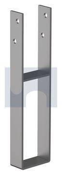 POST SUPPORT H/DUTY 316 U SHAPE W/BAR PS:100 X 450 thumbnail 3