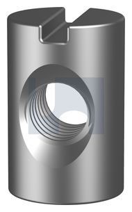 FURNITURE BARREL NUT 304 BARREL NUT: M6 X 15 thumbnail 3