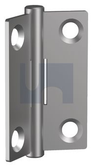 BUTT HINGE 4 HOLE - FIXED PIN 304 HINGE BUTT PAIR: 50 X  38 thumbnail 3
