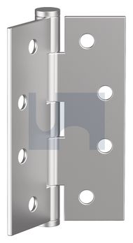 BUTT HINGE 8 HOLE - LOOSE PIN 304 HINGE H/DUTY PR: 100 X 75 thumbnail 3