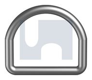 RING DEE WELDED 304 DEE RING WELDED:  8 X  50 thumbnail 3