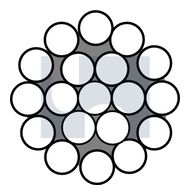 WIRE ROPE 1x19 316 W/ROPE: 1 X 19 X 10.0 305M thumbnail 3