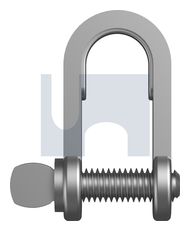 SHACKLE D LIGHTWEIGHT 304 D SHKLE L/WGT:M5 X  28 thumbnail 3
