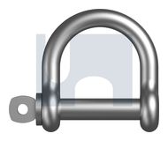 SHACKLE WIDE MOUTH 316 D SHKLE WIDE:M8 X  35 thumbnail 3