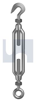 TURNBUCKLE HOOK+EYE 316 T/BKLE HOOK+EYE:M5 X  70 thumbnail 3