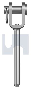 TERMINAL SWAGE FORK 316 T/SWG FORK: 4.0 X  77 thumbnail 3