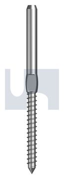 TERMINAL SWAGE LAG SCREW 316 T/SWG R/H LAG SCRW: 3.2 thumbnail 3