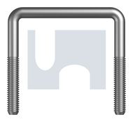 U BOLT SQUARE HDG SQ U-BOLT: 1/2BSW X50X100 thumbnail 3