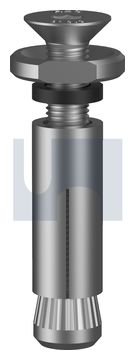 HBS-BOLT CSK - BLIND INSTALL HDG 8.8 HBS-BOLT CSK:M16 X 100 thumbnail 3