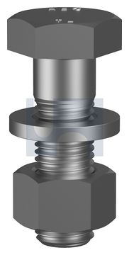TOWER BOLT SINGLE NUT & WASHER HDG TOWER LT SN BNW: M16 X 35 thumbnail 3