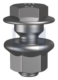 SHOULDER PURLIN BOLT / NUT Z/P 4.6 SHLDER/PURL KIT M12X30 thumbnail 3