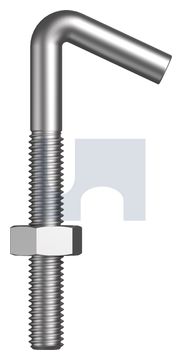 HOOK BOLT KIT ZP HK BLT KIT:  1/4BSW X 4-1/2 thumbnail 3