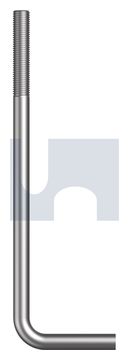 FOUNDATION L-BOLT HDG 4.8 FND L-BOLT:M12X350X 60 thumbnail 3