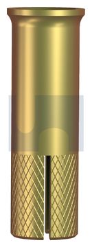 DROP-IN ANCHOR WITH LIP ZYP DROP LIP ANCHOR: M6 X  25 thumbnail 3