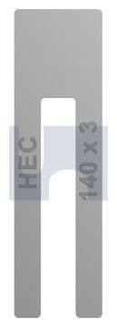 PACKING SHIMS WINDOW ALUMINIUM PACKING SHIMS ALUM: 3.0 X 140 thumbnail 3