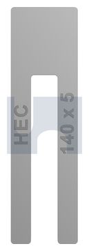 PACKING SHIMS WINDOW ALUMINIUM PACKING SHIMS ALUM: 5.0 X 140 thumbnail 3