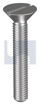 METAL THREAD CSK SLOT 304 DIN963 CSK SL:M3 X  10 thumbnail 3