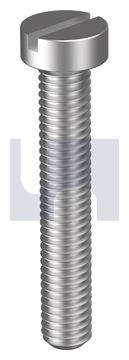 METAL THREAD CHEESE SLOT 304 DIN84 CHS SLT:M3 X  10 thumbnail 3