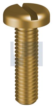 METAL THREAD PAN SLOT BRASS PAN SL: M4 X   40 thumbnail 3