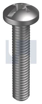 METAL THREAD PAN COMBI Z/P MS PAN PH/SL: M6 X  25 thumbnail 3