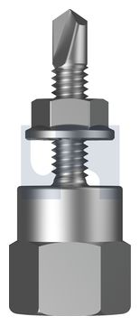 VERTICAL HANGER METAL Z/P VERTI MET INT: M10 X  25 thumbnail 3