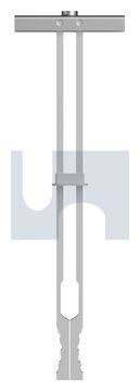 STRAP TOGGLE WALL ANCHOR Z/P STRAP TOGGLE ANCHOR: M6 thumbnail 3