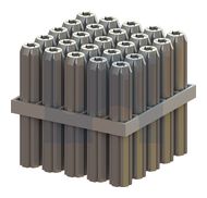 WALL PLUG TAPERED POINT WALL PLUG PE FRM GREY:12 X 75 thumbnail 3