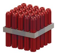WALL PLUG TAPERED POINT WALL PLUG PE FRM RED: 6 X 25 thumbnail 3