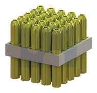 WALL PLUG TAPERED POINT WALL PLUG PE FRM YLW: 4 X 25 thumbnail 3