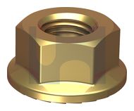 SERRATED HEX FLANGE NUT ZYP CL8 SERR FLNG NUT:M12-1.50 thumbnail 3