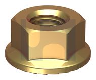 SERRATED HEX FLANGE NUT AF12 AF12 ZYP CL8 FL  NUT: M8 thumbnail 3