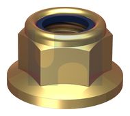 HEX FLANGE NYLOC NUT [NO SERR] ZYP DIN6926 CL10 FLNGE NYL:M12 thumbnail 3