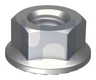 SERRATED HEX FLANGE NUT 316 SERR FLANGE NUT: 3/8UNC thumbnail 3