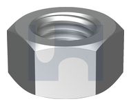 HEX NUT - UNC DIMENSIONS 304 STAINLESS HEX NUT: 1/2 BSW thumbnail 3