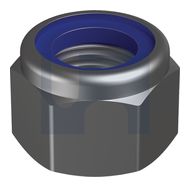 NYLOC HEAVY HEX NUT Z/P CL10 DIN982 HVY NYLOC:M16 thumbnail 3